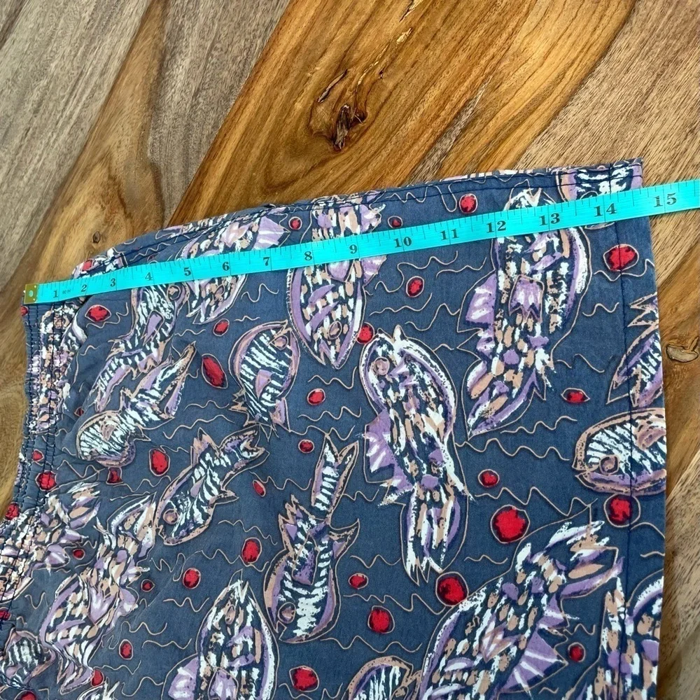 Club California Mens Swim Trunks two‎ pairs sz L Abstract Fish Vacation Ocean